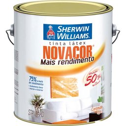 Tinta Látex Novacor acrílico 3,6 litros branco Sherwin Williams - 1