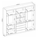 Ver imagem 2 de Guarda Roupa Roupeiro Casal 06 Portas Giardino Amêndola Touch Nude Prime Tx Demóbile