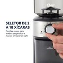 Ver imagem 4 de Moedor de Café Oster Precision BVSTBMH24 18 Níveis 200W Preto 220V