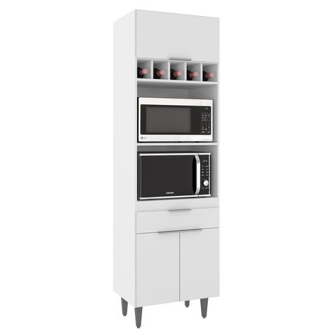 Paneleiro de Cozinha Torre Quente Pérola M24 Branco - Mpozenato