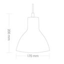 Ver imagem 3 de Lustre Pendente 1xE-27 Vm 200x170mm Td622 - Taschibra