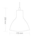 Ver imagem 6 de Lustre Pendente 1xE-27 Vm 200x170mm Td622 - Taschibra