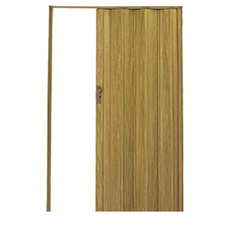 Porta Sanfonada De Pvc Plast 210x96cm Com Fechadura Cereja Bcf Madeiramadeira 4027