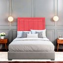 Ver imagem 2 de Cabeceira Estofada para Cama de Casal 140 Grecia Suede