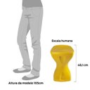 Ver imagem 3 de Banqueta Petisqueira Preta Multiúso Plastico Polipropileno, Reforçado, Design Moderno