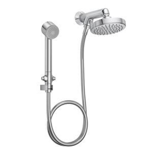 Ducha de parede com desviador e ducha manual Flex cromado Deca