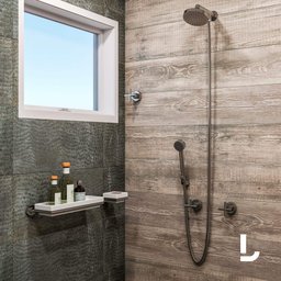 Ducha de parede com desviador e ducha manual Flex cromado Deca - 7
