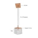 Ver imagem 3 de Pendente Pequeno Acabamento Cobre Pedras de Cristais