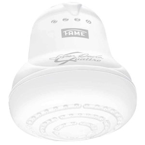 Chuveiro elétrico Super Quattro 220V 6800W branco Fame