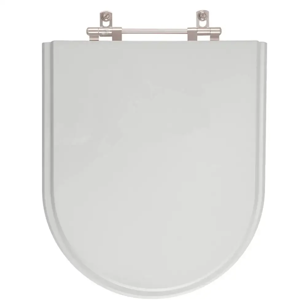 Assento Sanitário Poliester Valentina Cinza Claro para Vaso Hervy - 1