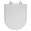 Ver imagem 1 de Assento Sanitário Poliester Valentina Cinza Claro para Vaso Hervy