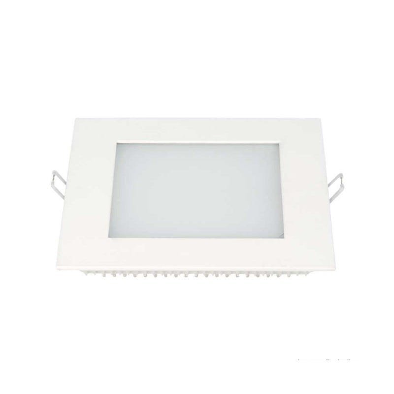 Painel LED de embutir quadrado 23x3,5cm 18W 3000K branco Taschibra