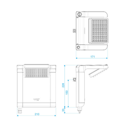 Chuveiro eletrônico Acqua Star Ultra 6800W 220V branco Lorenzetti - 4