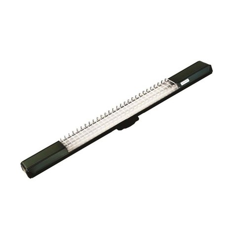 Luminária LED Lumifácil para 2 lâmpadas 8W 127V preta Taschibra