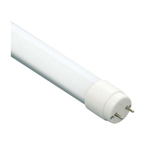 Lâmpada LED tubular T8 18W 6500K bivolt branca Taschibra