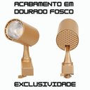 Ver imagem 4 de Kit Eletrificado Trilhos 1m + 3 Spots Led 7w Dourado Fosco
