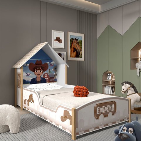 Cama Boiadeiro 100% Mdf - Gelius