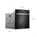 Ver imagem 3 de Forno Elétrico de Embutir Consul 84l Preto 220v