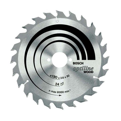 Disco Optiline Wood 184x20mm Cinza Bosch