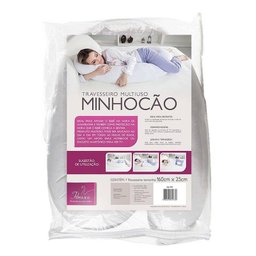 Travesseiro de Corpo Minhocão 100% Algodão Fibrasca - 5