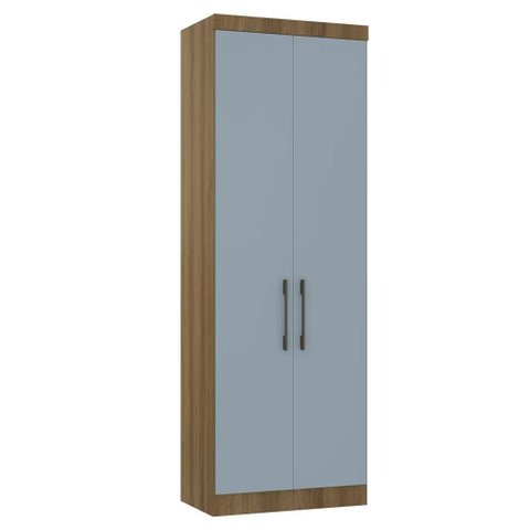 Guarda Roupa Modulado 79cm com 2 Portas Delphi Avelã/grey L01 - Mpozenato