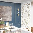 Ver imagem 1 de Painel Vazado Divisória Mdf Marselha Branco Decore Painéis e Divisórias 0,90x2,40m