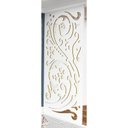 Ver imagem 2 de Painel Vazado Divisória Mdf Marselha Branco Decore Painéis e Divisórias 0,90x2,40m