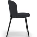 Ver imagem 6 de Kit 6 Cadeiras Sala de Jantar Estofada Gavi L02 Linho Chumbo - Lyam Decor