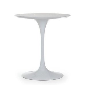 Base de Mesa de Jantar Saarinen Redonda para Tampos de 80cm até 110cm Branco