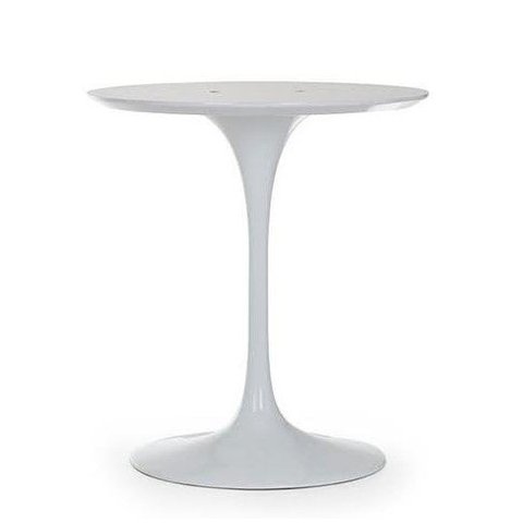 Base de Mesa de Jantar Saarinen Redonda para Tampos de 80cm até 110cm Branco