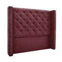 Ver imagem 7 de Cabeceira Cama Box King 195cm e Recamier Vicenza Veludo S04 - D’Rossi