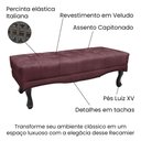 Ver imagem 4 de Cabeceira Cama Box King 195cm e Recamier Vicenza Veludo S04 - D’Rossi