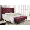 Ver imagem 2 de Cabeceira Cama Box King 195cm e Recamier Vicenza Veludo S04 - D’Rossi
