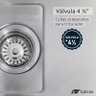 Pia Cuba de Cozinha em Aço Inox 304 - 78x43 - Tubrax - 5