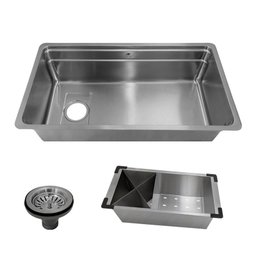 Pia Cuba de Cozinha em Aço Inox 304 - 78X43 - Tubrax - 1
