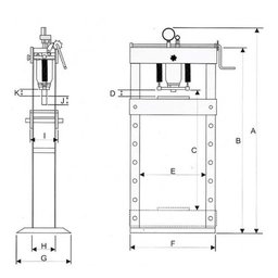 Prensa Hidráulica 15 TON P15000 BOVENAU - 5