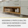 Cozinha 4 Peças Ripado 2 Paneleiros Princesa 100% Mdf Nesher - 6