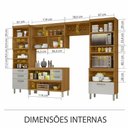 Ver imagem 3 de Cozinha 4 Peças Ripado 2 Paneleiros Princesa 100% Mdf Nesher