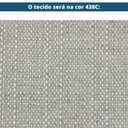 Ver imagem 5 de Banqueta Nina Ozki 105 Cm (altura) Madeira Eucalipto Cedro Tecido Cinza Corda Couro Reconstituído
