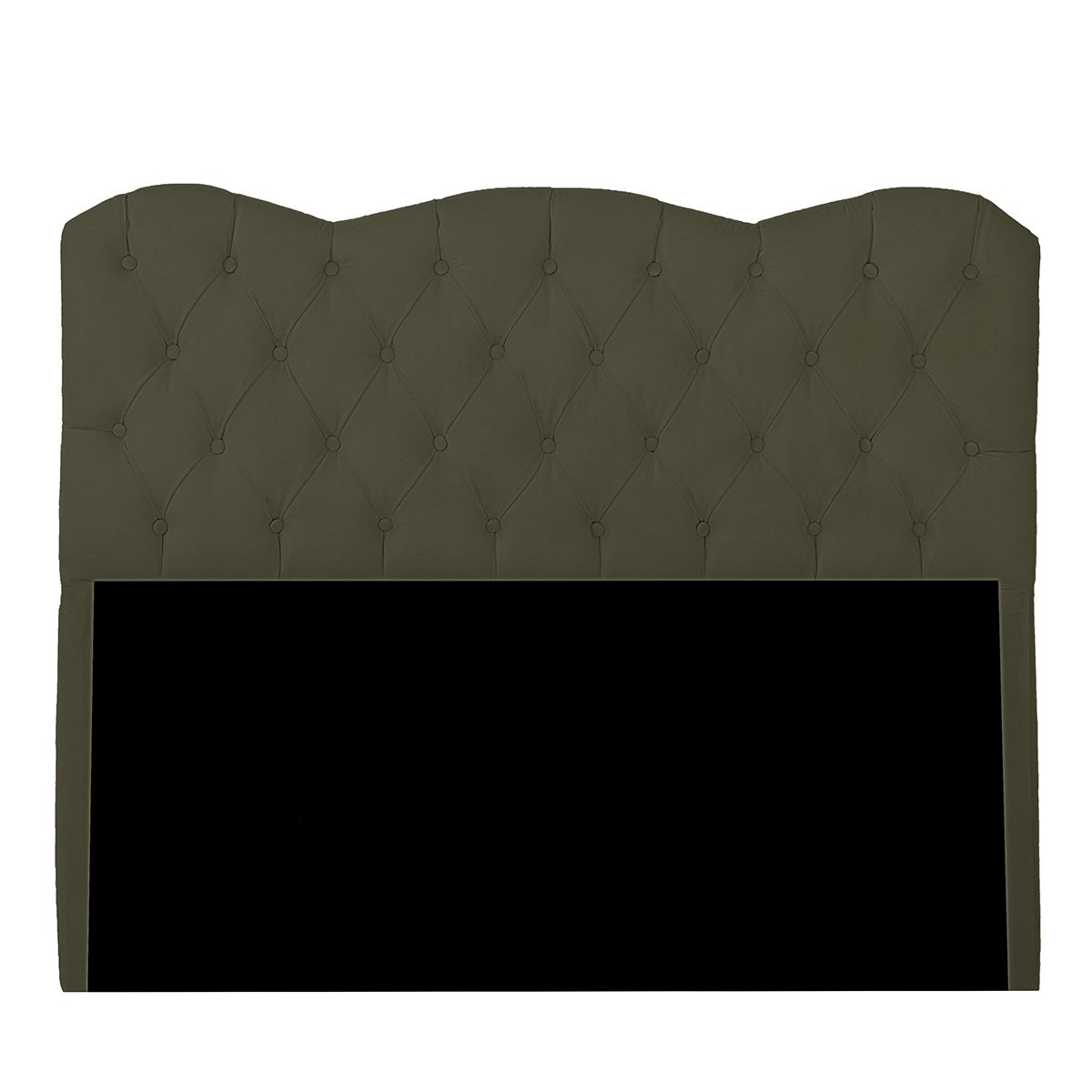 Cabeceira Casal King Size Estofada para Cama Box Verona Veludo - 1