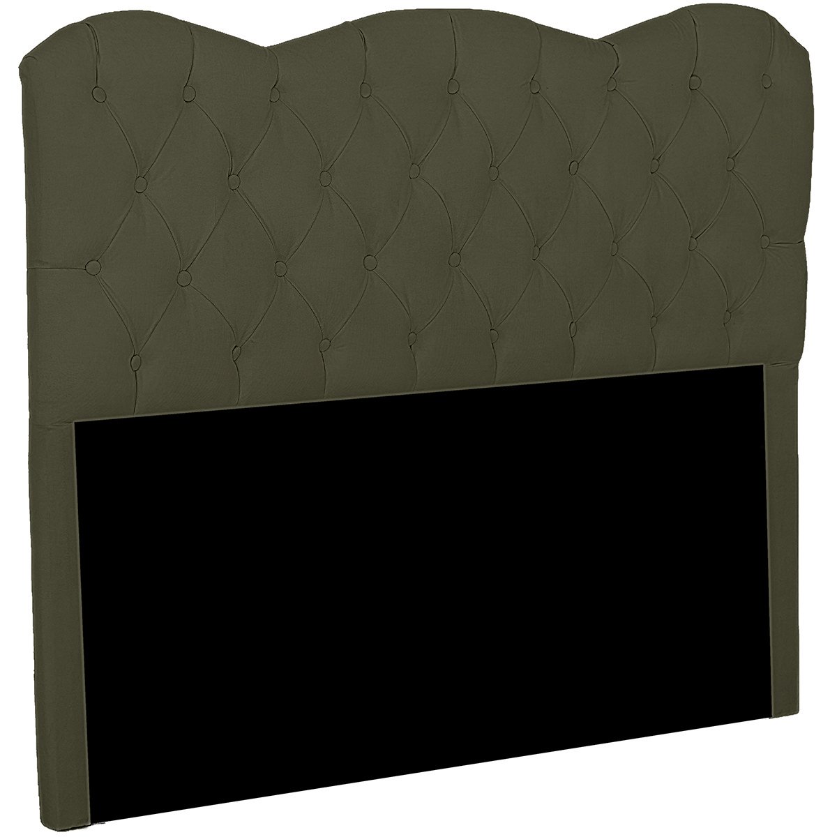 Cabeceira Casal King Size Estofada para Cama Box Verona Veludo - 4