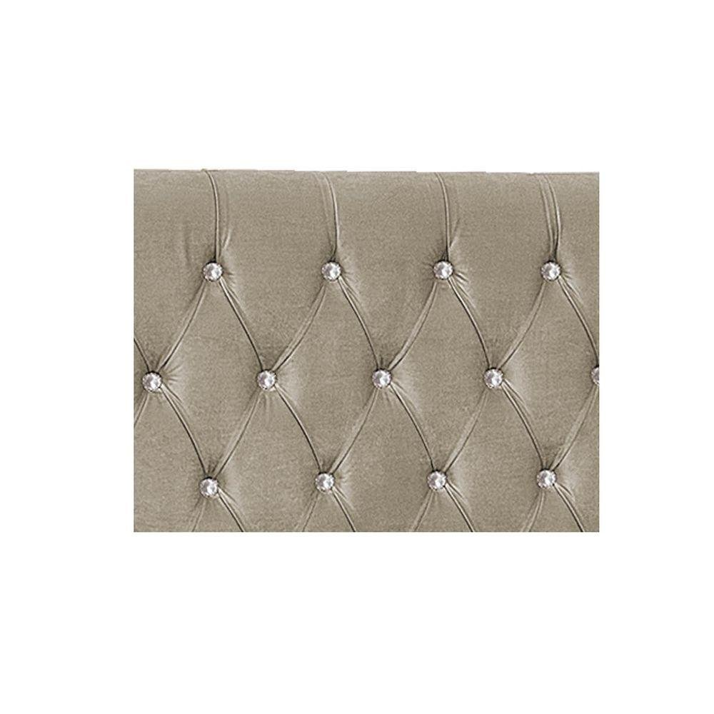Cabeceira King Tóquio P04 195 Cm Suede Bege - 4