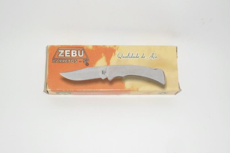 Canivete Inox Zebu de Bolso com Presilha - 2