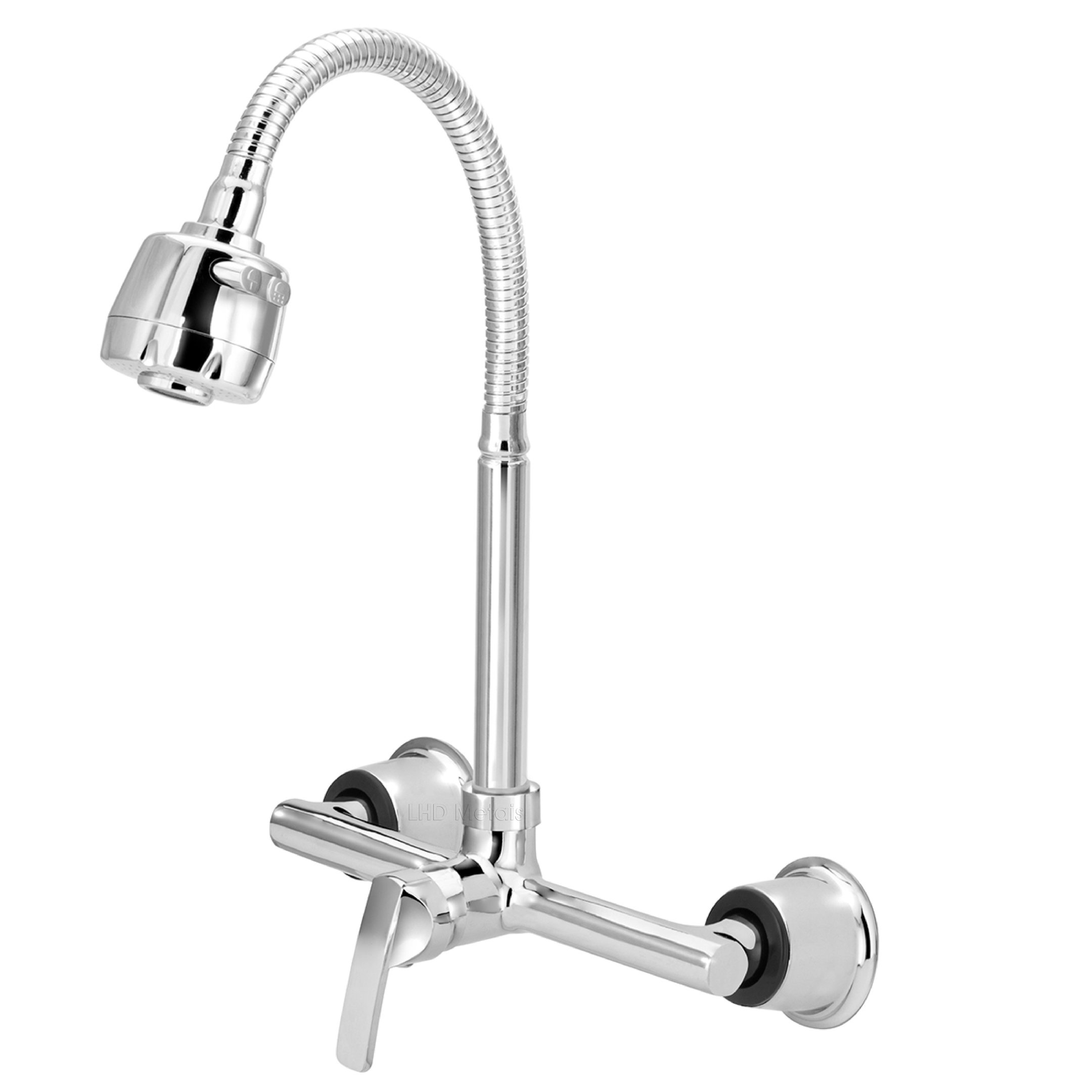 Torneira Misturador Cozinha Gourmet Parede Monocomando Luxo - 1