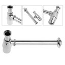 Ver imagem 2 de Sifão Lavatório Banheiro Metal Com Copo Cromado 1.1/2 x 7/8