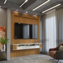 Ver imagem 4 de Painel Ripado para Tv até 75 Polegadas Intense com Nicho 180cm