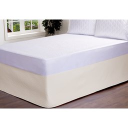 Saia para Cama Box Colchobox Matelassado Solteiro Palha - 1