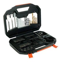 Jogo Furar/Parafusar com 100 peças (Black&Decker A7187-Xj) - 1