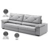 Sofá com Carregador Usb e Molas no Assento Retrátil Reclinável Nice 2,90m Linho Soft- Netsofas - - 4