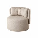 Ver mais imagens de Kit 2 Poltronas Giratórias com Retorno Estofadas Design Orgânico Lizzy Espresso Móveis